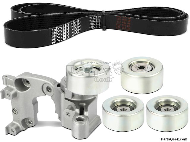 Accessory Drive Belt Kit - 2005-2015 Toyota Tacoma 4.0L V6 - Autopart Premium 18535-03730544