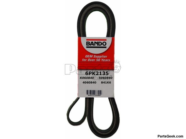 Accessory Drive Accessory Drive Belt - 2005-2015 Honda Pilot 3.5L V6 - Bando 18375-02572148