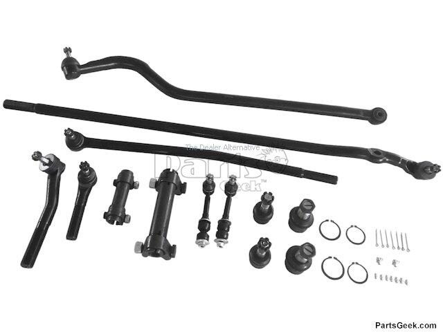 Front Ball Joint Sway Bar Link Tie Rod End Kit - 1998-1999 Dodge Ram 2500 - Replacement 1983-02022217