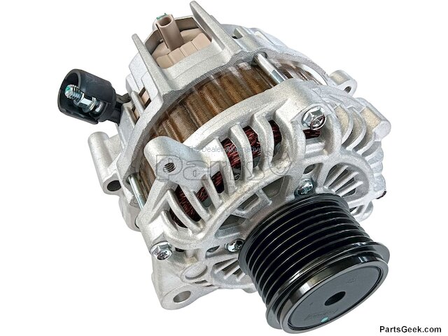 Alternator - 110 Amp - with 7-Groove Pulley - 2013-2017 Honda Accord 2.4L 4-Cylinder (with CVT Automatic Transmission) - Replacement 123280-03100072