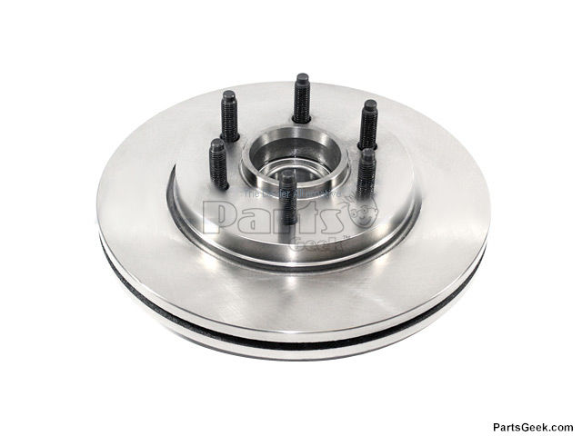 Front Vented Brake Rotor and Hub Bearing Assembly, 6-Lug - 2004-2008 Ford F-150 RWD - DuraGo 17874-07535900