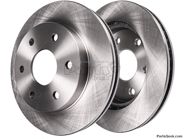 Front Brake Rotor Set - 2005-2019 Chevrolet Silverado 1500 - Detroit Axle 18310-02005426