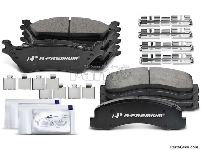 Front & Rear Brake Pad Set - 2012-2020 Ford F150 - Autopart Premium 118906-02551586