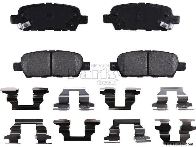 Rear Brake Pad Set - 2002-2024 Nissan Altima FWD 2.5L 4-Cylinder - API 6677-07844219