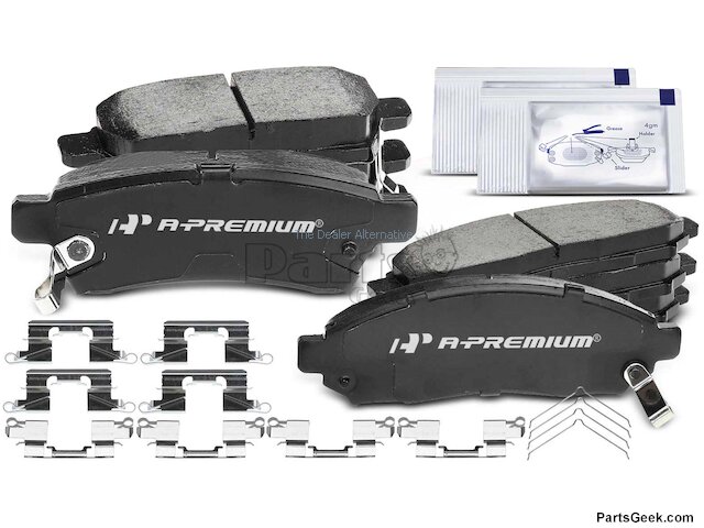 Front & Rear Brake Pad Set - 2005-2019 Nissan Frontier - Autopart Premium 18397-02571632