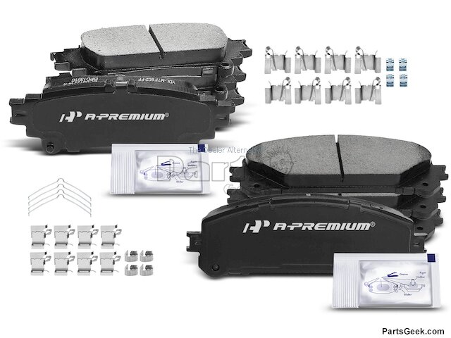 Front & Rear Brake Pad Set - 2011-2018 Toyota Sienna - Autopart Premium 96141-02030182