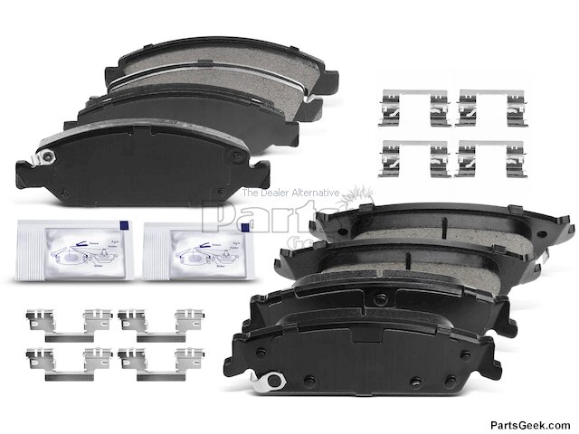 Front & Rear Brake Pad Set - 2014-2018 Chevrolet Silverado 1500 - Autopart Premium 125149-02324642