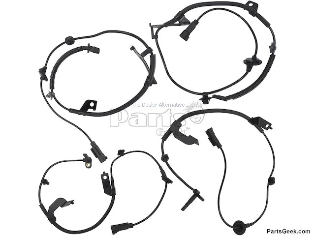 ABS Speed Sensor Kit - 4 Piece - 2007-2016 Jeep Compass - Replacement 19026-02412740