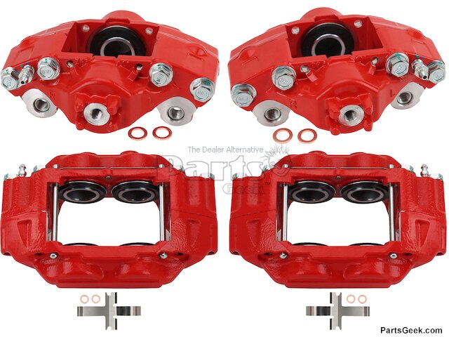 Brake Caliper Set 4 Piece - 2006-2007 Subaru Impreza - TRQ 18774-03991697