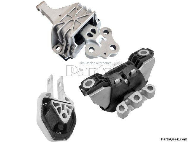 Engine Mount and Automatic Transmission Mount Kit - 3 Piece - 2013-2016 Dodge Dart 2.0L 2.4L 4-Cylinder - Replacement 119653-02713919