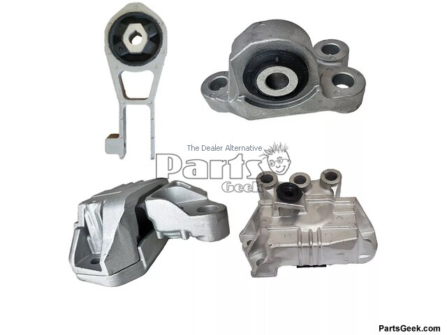 Engine Mount and Transmission Mount Kit - 2017-2021 Jeep Compass 2.4L 4-Cylinder - Replacement 140914-03986714