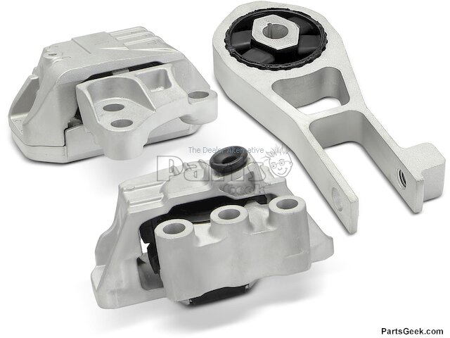 Engine Mount and Transmission Mount Kit - 2015-2018 Jeep Renegade 2.4L 4-Cylinder - Autopart Premium 131037-03574384