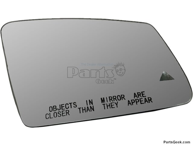 Right Passenger Side Door Mirror Glass - with Blind Spot Indicator - 2014-2019 Mercedes-Benz CLA250 (For Models with Heated Mirror Only) - Replacement 128116-03393294