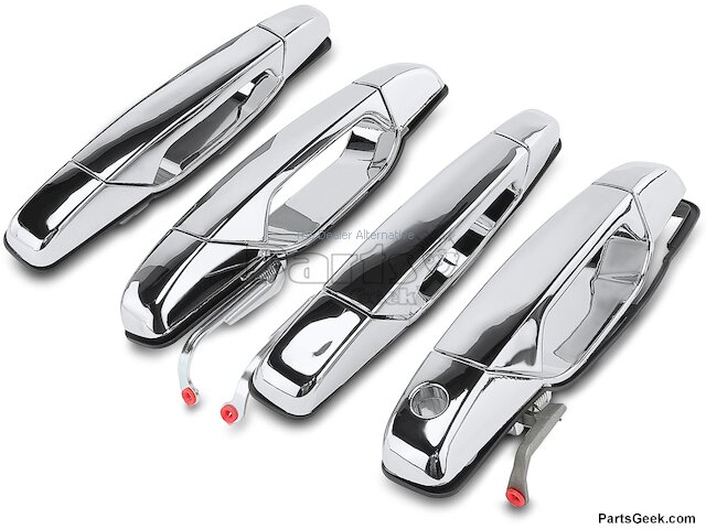 Front & Rear Door Handle Set - 2007-2013 Chevrolet Silverado 1500 Crew Cab Pickup - Autopart Premium 19009-03159398