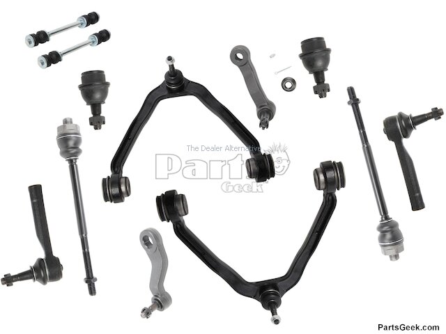 Upper Control Arm Ball Joint Tie Rod and Sway Bar Link Kit - 1999-2006 Chevrolet Silverado 1500 - DriveBolt 3691-03733281