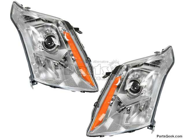 Headlight Assembly Set of 2 - 2010-2016 Cadillac SRX - DIY Solutions 92752-07448251