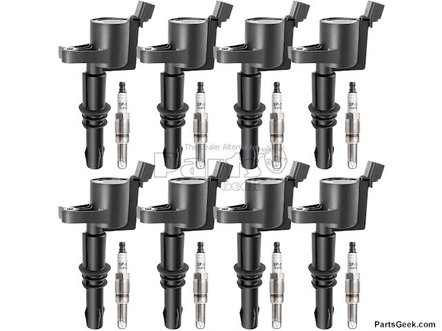 Ignition Coil and Spark Plug Kit - 2004-2008 Ford F150 5.4L V8 - Autopart Premium 17874-02838514