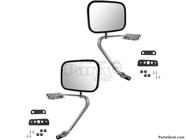 Door Mirror Set 2 Piece - 1980-1997 Ford F250 - DIY Solutions 5324-07816926