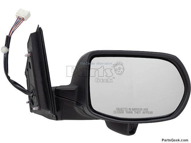 Right Passenger Side Power Mirror - Black - with Camera - without Heated Glass and Turn Signal - 2015-2016 Honda CR-V (For Vehicles with Lane Watch System Only) - Brock 130062-07472529