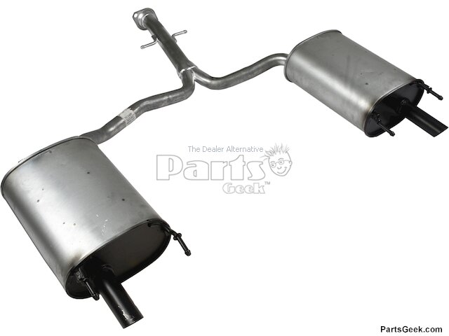 Rear Muffler Assembly - Direct Fit - 2007-2011 Lexus GS350 3.5L V6 2GR-FSE - API 24023-07752617