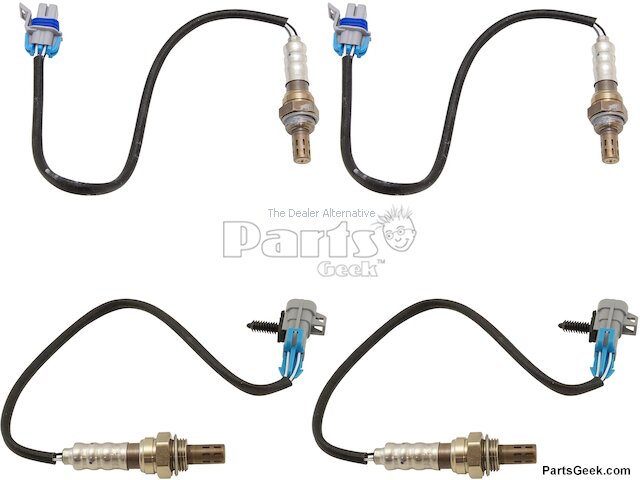 Oxygen Sensor Set 4 Piece - 2008-2013 Chevrolet Silverado 1500 - TRQ 28775-02200154