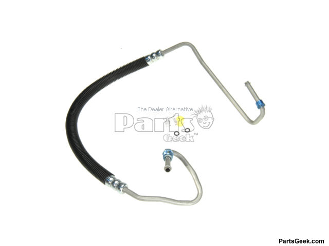 Hydroboost To Gear Power Steering Pressure Line Hose Assembly - 49 Inch - 2001-2010 Chevrolet Silverado 2500 HD 6.0L 8.1L V8 - Edelmann 3704-07232839