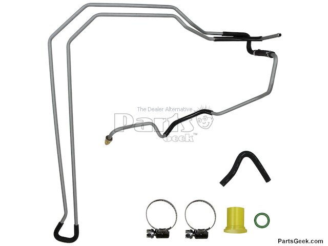 Power Steering Return Line Hose Assembly - From Gear - 2006-2011 Chevrolet Impala (without Police Package) - Edelmann 18620-02615336