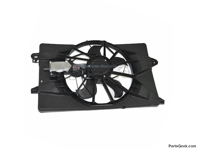 Auxiliary Engine Radiator Cooling Fan Assembly - 2013-2016 Dodge Dart - Replacement 119653-02505087