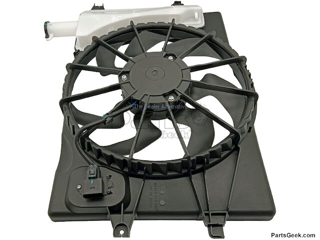 Radiator Fan Assembly - Single Fan - 2016-2018 Hyundai Elantra 2.0L 4-Cylinder - Replacement 136702-02996124