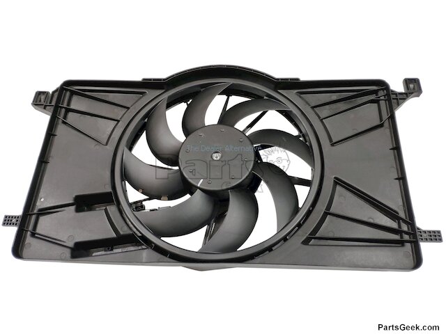 Radiator Fan Assembly - 2012-2018 Ford Focus 2.0L and EV - Replacement 118418-02878985