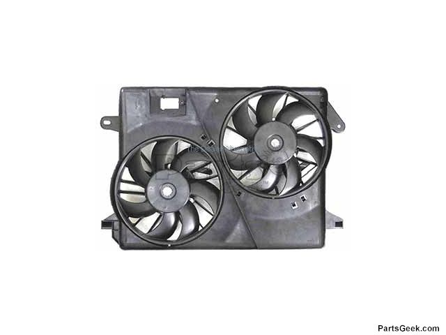Dual Radiator Fan Assembly - 2009-2023 Dodge Charger - Action Crash 30141-04250381