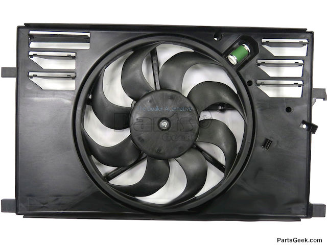 Radiator Fan Assembly - 2015-2021 Jeep Renegade 2.4L 4-Cylinder - TYC 131037-05691451