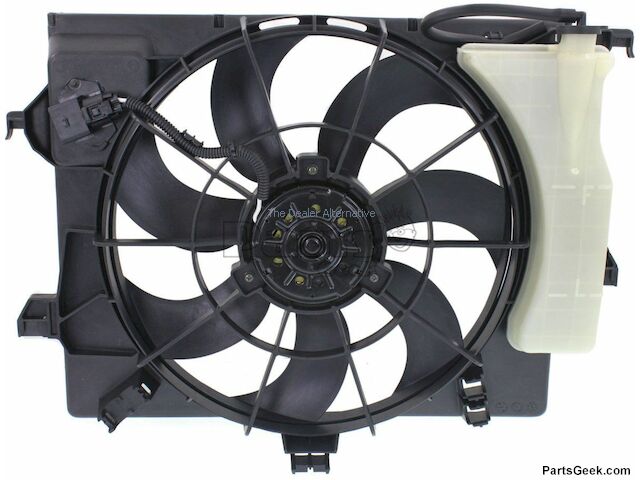 Radiator Fan Assembly - 2012-2017 Hyundai Accent - TYC 118547-05586558
