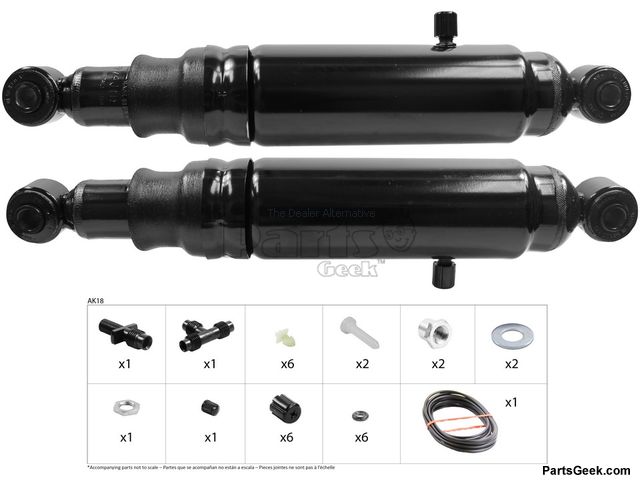 Rear Air Suspension Shock - 2007-2025 Chevrolet Silverado 1500 - Monroe 19009-02560490