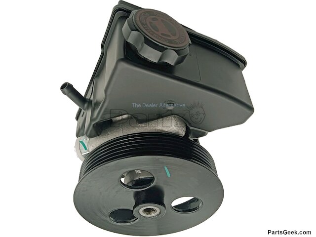 Power Steering Pump with Pulley and Reservoir with Cap - 2000-2005 Chevrolet Impala 3.4L V6 - Replacement 3348-03877287