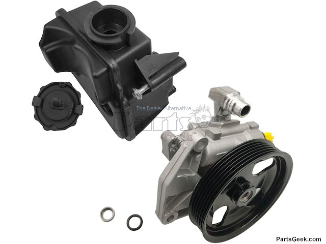 Power Steering Pump with Pulley and Reservoir Kit - 2006-2011 Mercedes-Benz ML350 3.5L V6 (without Speed Sensitive Steering) - Replacement 18584-03191764