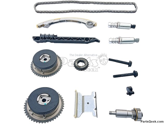 Timing Chain Kit with VVT Sprockets and Solenoids- 2011-2017 Chevrolet Equinox 2.4L 4-Cylinder - Replacement 96735-03843251