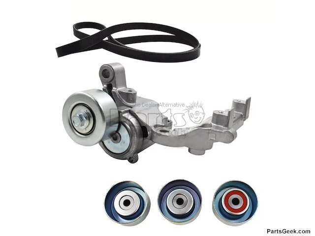 Serpentine Belt Accessory Drive Component Kit - 5-Piece - 2003-2009 Toyota 4Runner 4.0L V6 - Replacement 7926-03983233