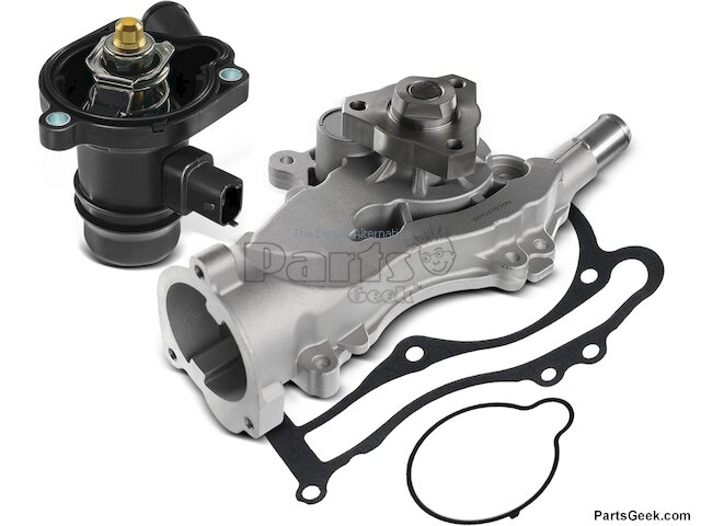 Engine Water Pump and Thermostat Assembly - 2011-2015 Chevrolet Cruze 1.4L 4-Cylinder Turbocharged - Autopart Premium 96739-03613625