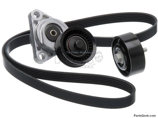 Accessory Drive Serpentine Belt Drive Component Kit - 2005-2013 Chevrolet Corvette 6.0L 6.2L 7.0L V8 - Gates 18301-07638072