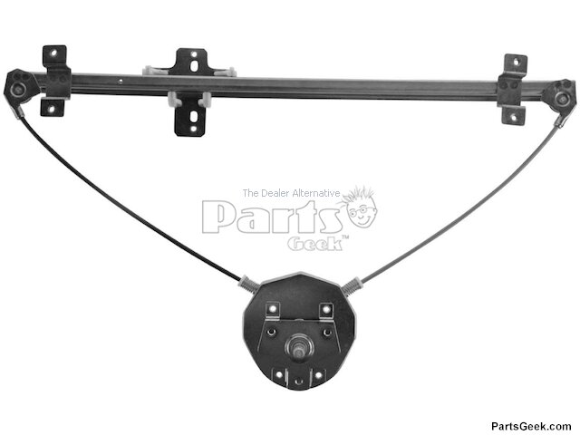 Left Driver Side Manual Window Regulator Assembly - 1989-1997 Geo Tracker 2-Door - TRQ 4342-02867857