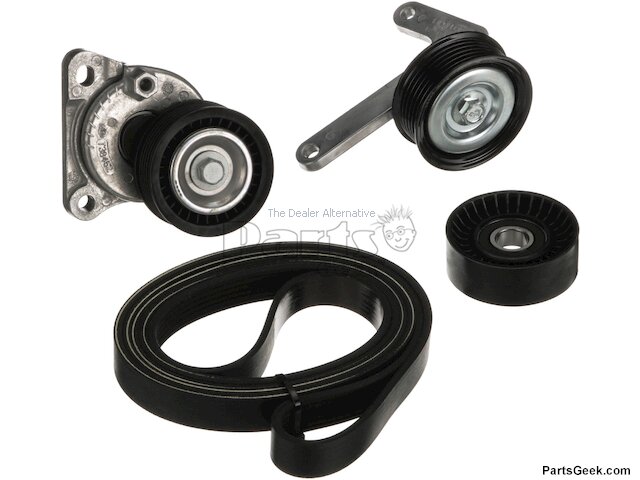 Serpentine Belt Drive Component Kit - 2009-2012 Ford Escape 2.5L 4-Cylinder GAS - Gates 30147-06494457