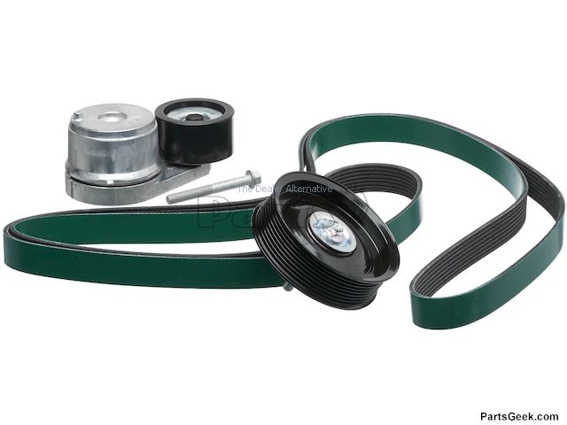 Serpentine Belt Drive Component Kit - 2003-2010 Dodge Ram 2500 5.9L 6.7L Diesel (with AC) - Gates 1988-05765434