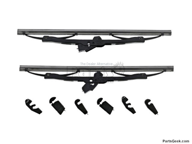 Front Wiper Blade Set - 1968-1972 Volkswagen Beetle - Hella 17319-08062906