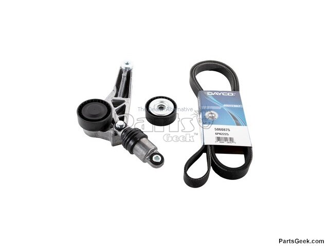 Serpentine Belt Drive Component Kit - 2012-2018 Jeep Wrangler 3.6L V6 - Dayco 118666-06478540