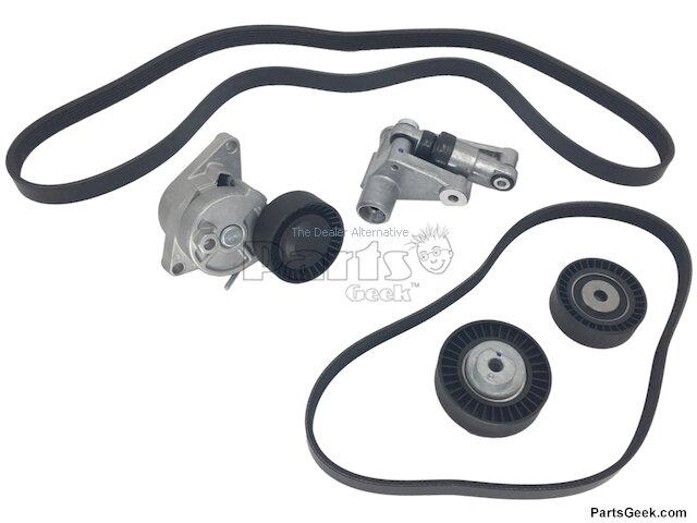 Accessory Drive Belt Kit - 1991-1995, 2001-2005 BMW 525i 2.5L 2494CC 152Cu. In. l6 GAS DOHC Naturally Aspirated - Replacement 1026-02103127