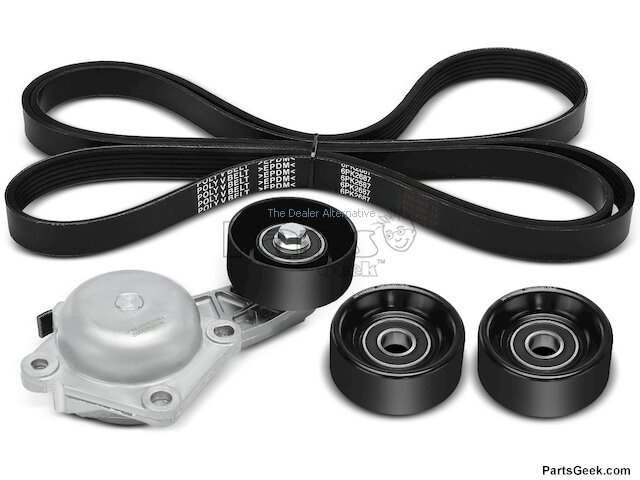 Accessory Drive Belt Kit - 2011-2018 Ford F250 Super Duty 6.2L V8 Naturally Aspirated - Autopart Premium 96694-03177622